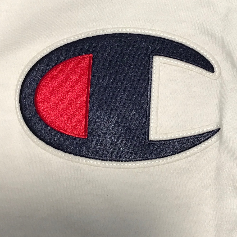 CHAMPION Men’s Long Sleeves White T-Shirt XXL - Picture 3 of 5